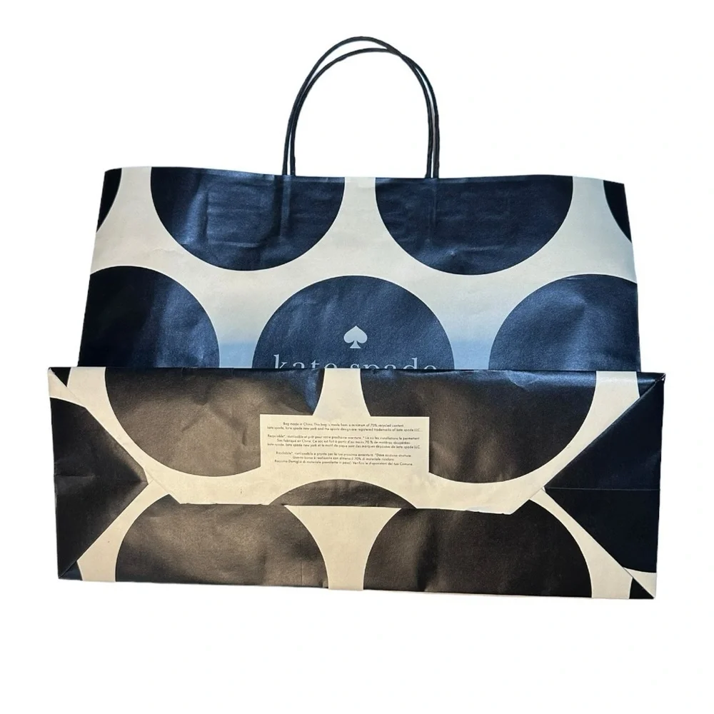 Kate Spade ♠️ Reusable Paper Shopping / Gift Bag - Picture 2 of 6